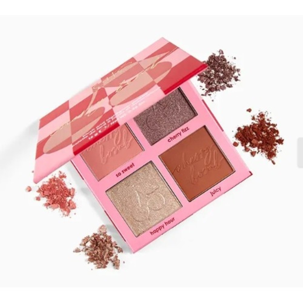 Ciate London Cherry Bomb Blush‎ Highlighter Palette Makeup Face Powder BNIB